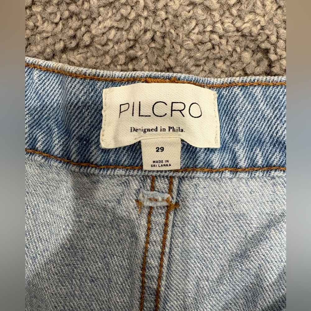 Anthropologie NWTO jean shorts with floral pockets - Picture 10 of 12